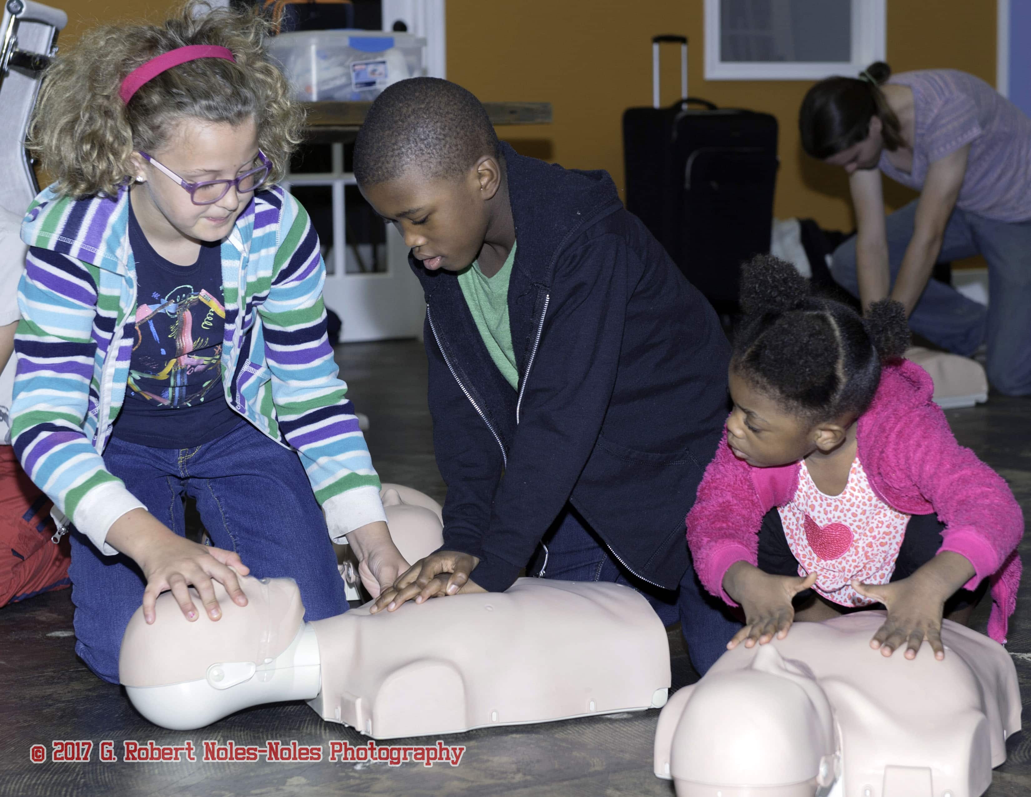 Community CPR AED Training in Opelika Noles Photography